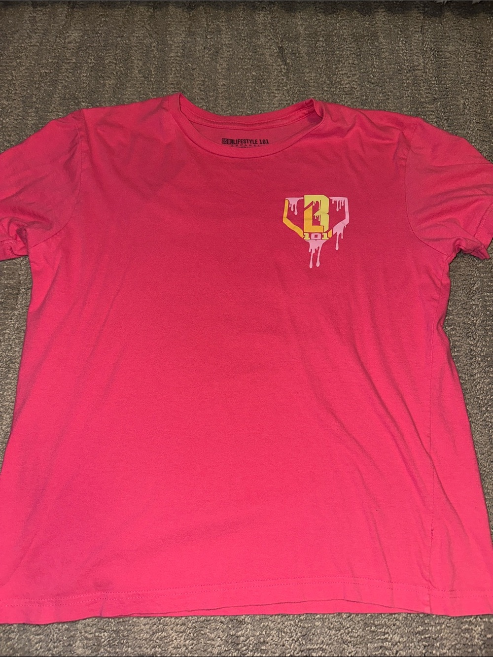 Baseball Lifestyle  Pink Graphic Tee